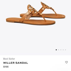 Great condition Tory burch sandals